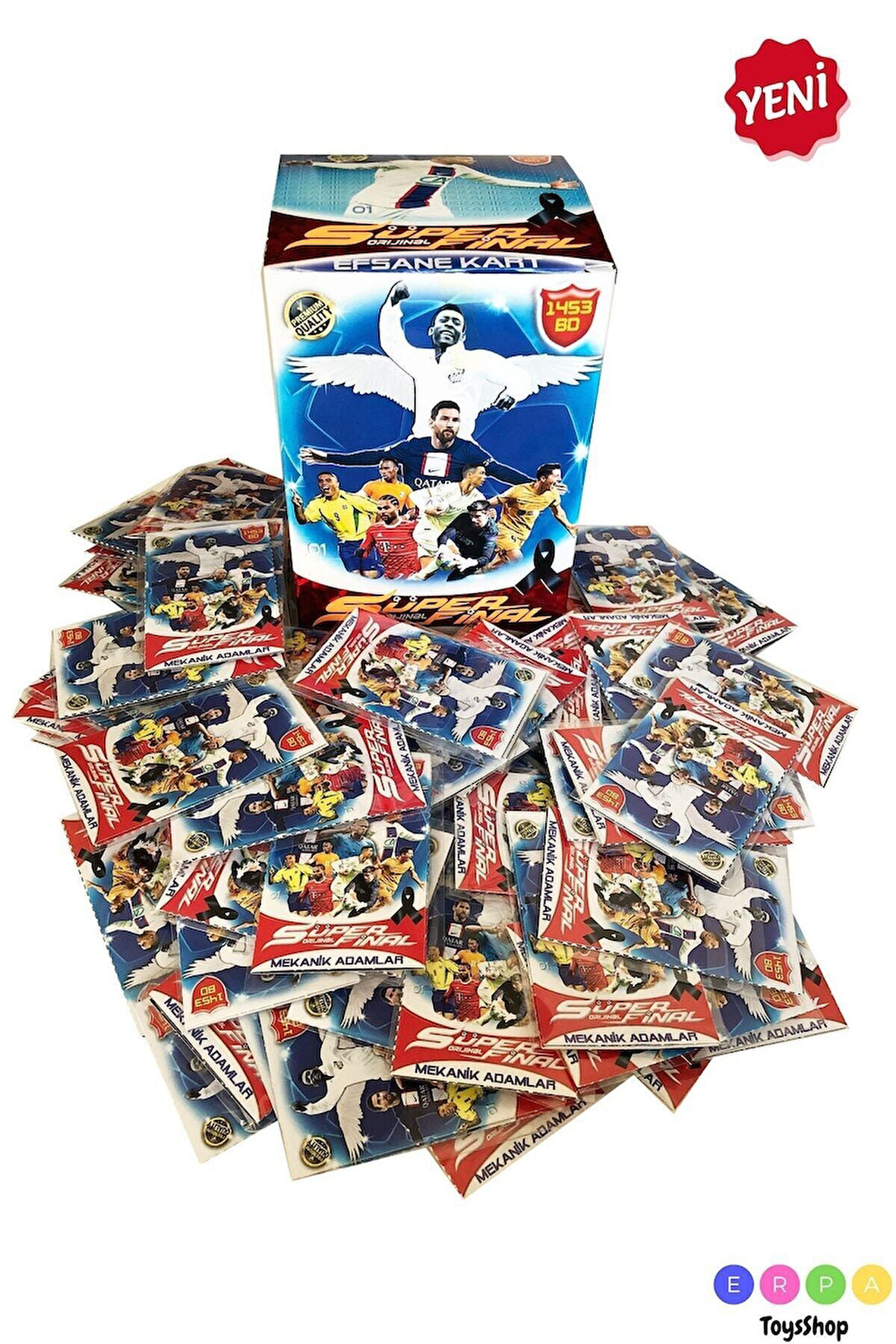 Süper Yıldızlar Mekanik Adamlar En Son Sezon Futbolcu Kartları 150 Paket 3'lü (450 KART) 2025 Sezon