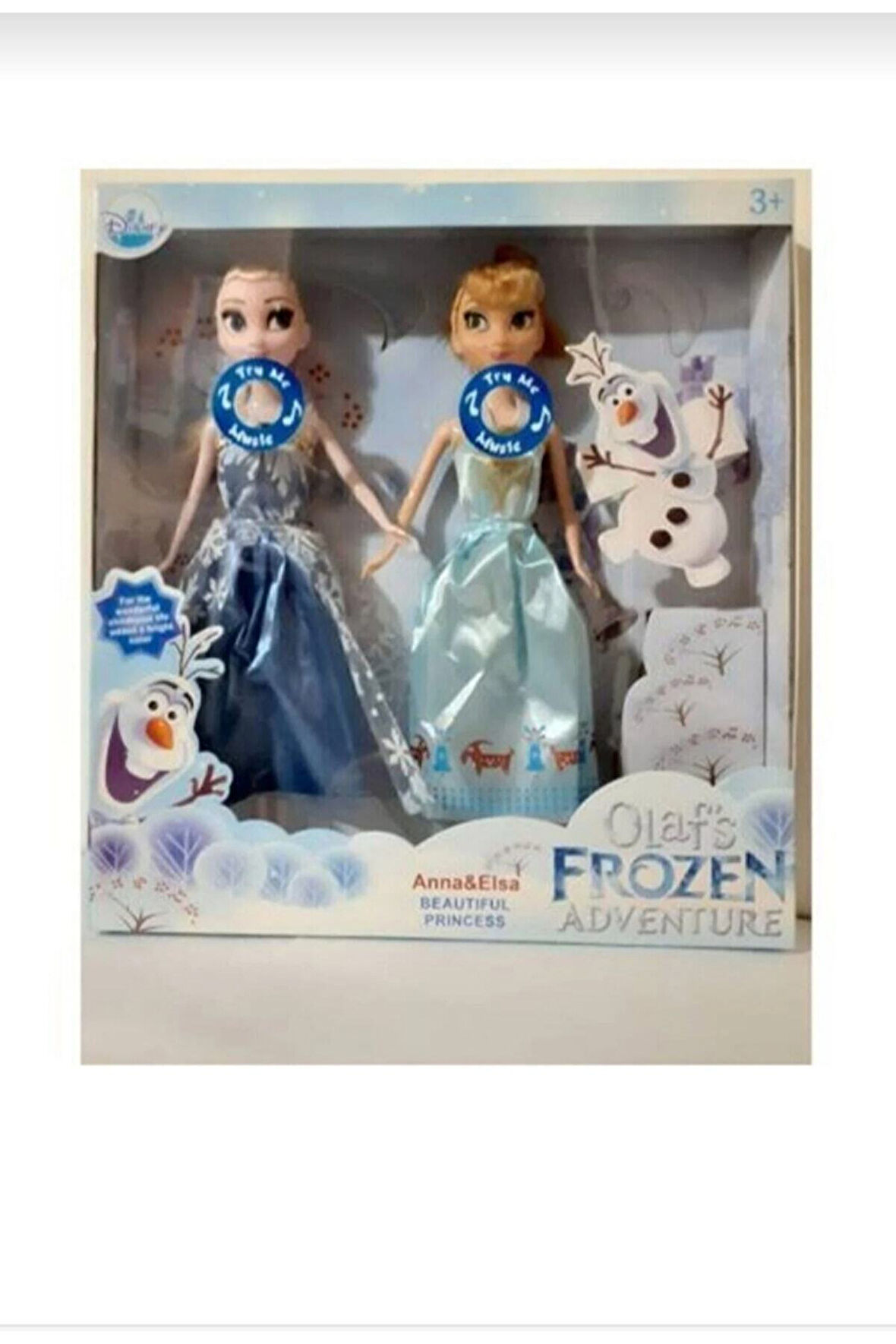 Elsa Ve Anna Sarki Söyleyen Muzikli Set Çocuk Eğitici Oyuncaklar