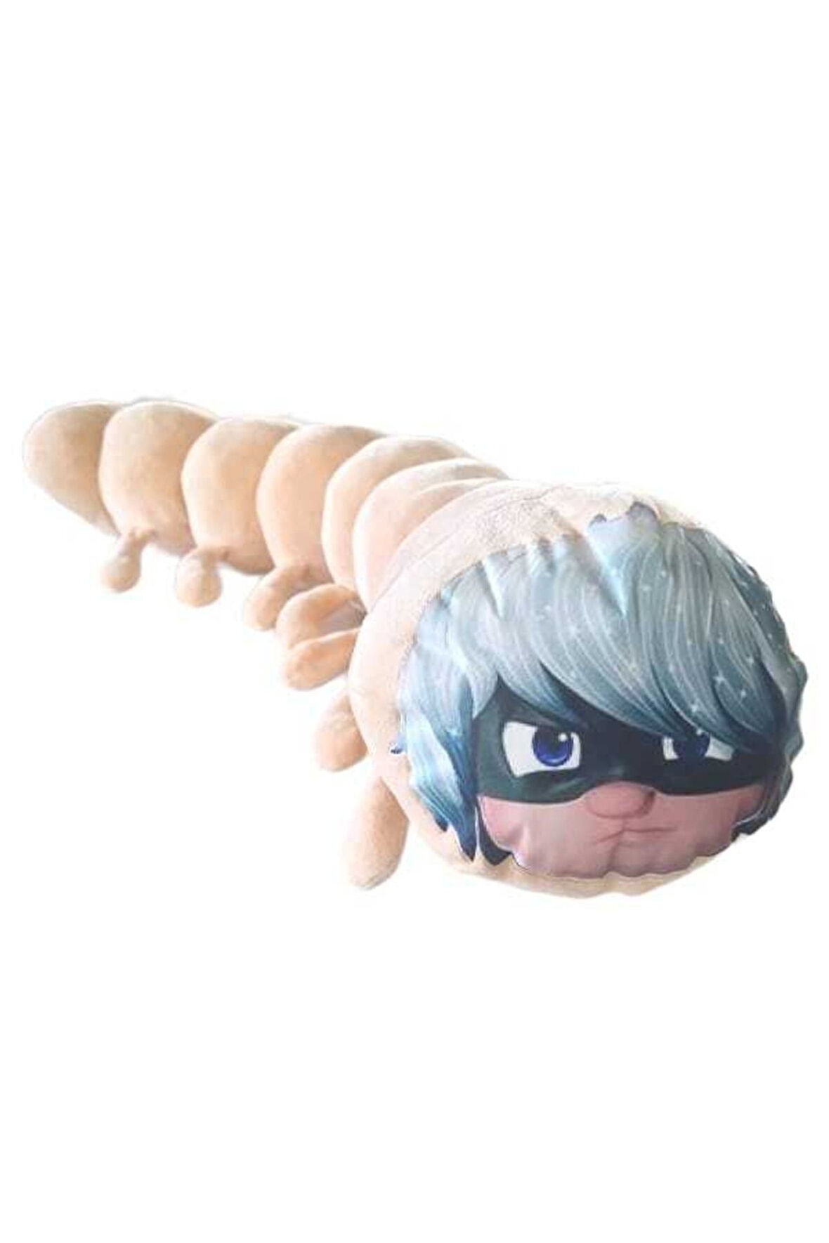 PİJAMASK Renkli Tırtıl Karakter Yastık Uyku Arkadaşı Pjmask Pijamask Tırtıl 75Cm - TUKA Çocuk Eğiti