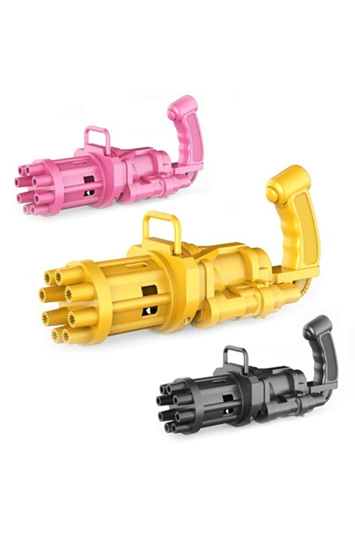 Bubble Gun - Pilli Köpük Tabancası Üflemeli Baloncuk Hediye Çocuk Eğitici Oyuncaklar