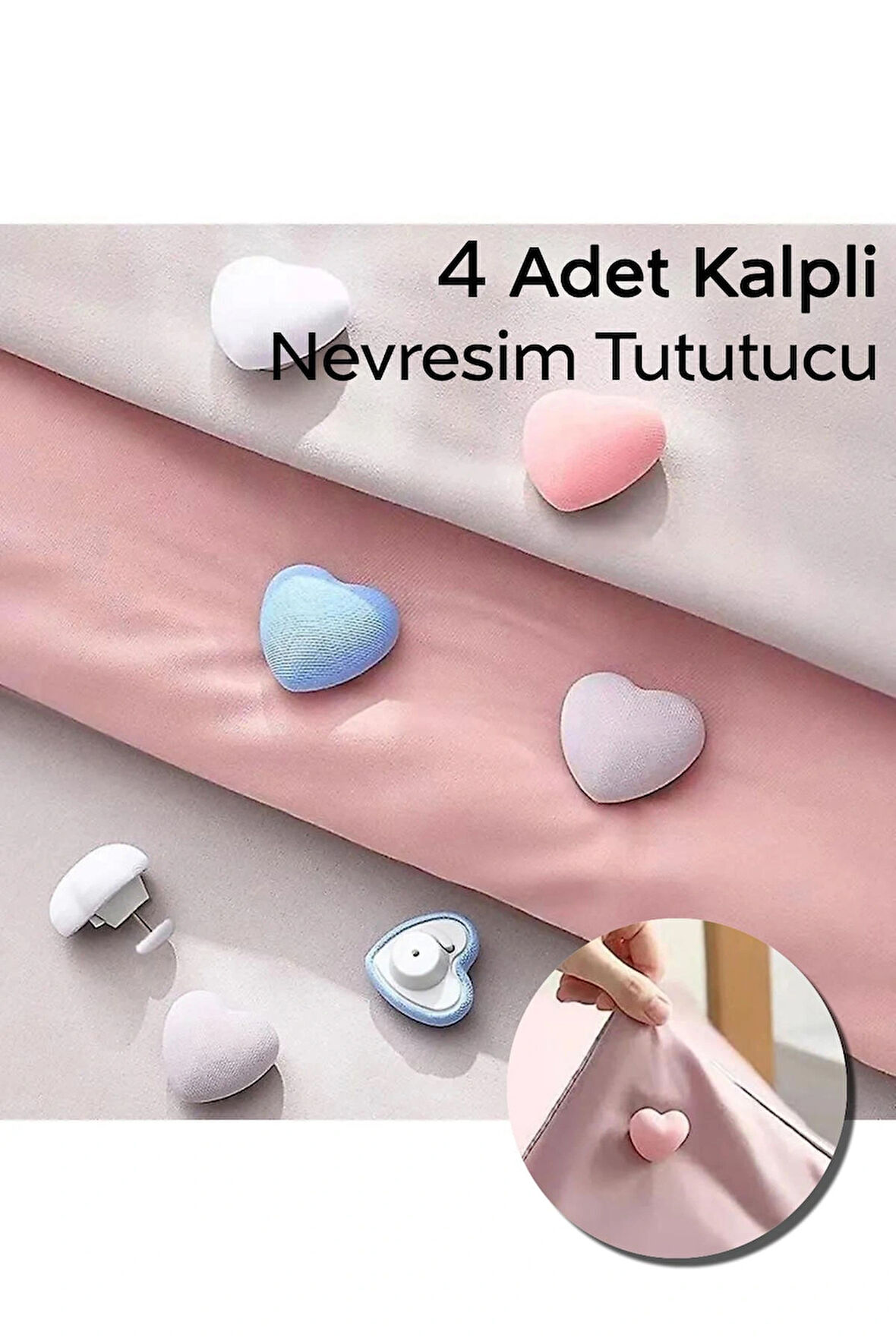 4'lü Yorgan Tutacağı, Kalp Başlı Yatak Bağlantı Elemanları