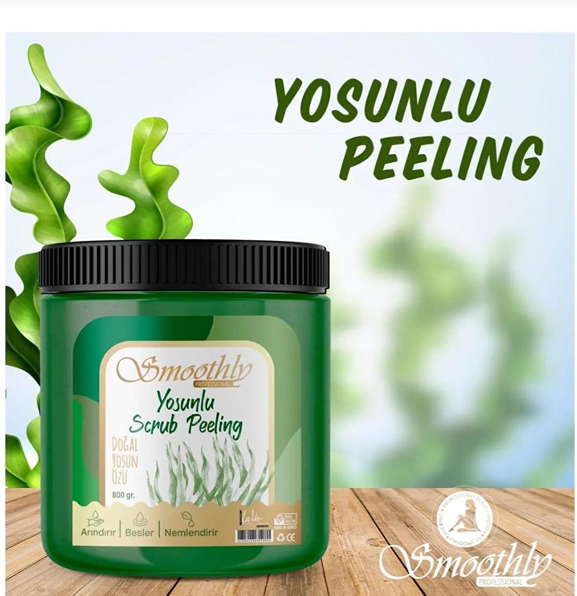 Peeling Batık Giderici Nemlendirici  Doğal Yosun Özlü Peeling 800ml