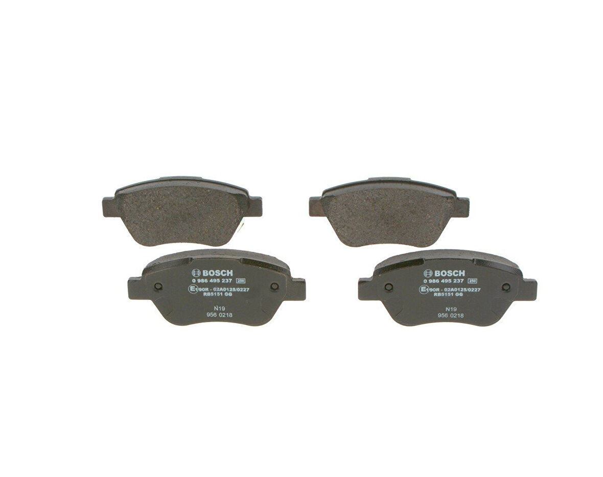FREN BALATASI ÖN KÜÇÜK TİP 257 MM DİSKLER İÇİN CORSA D-ADAM 2007-