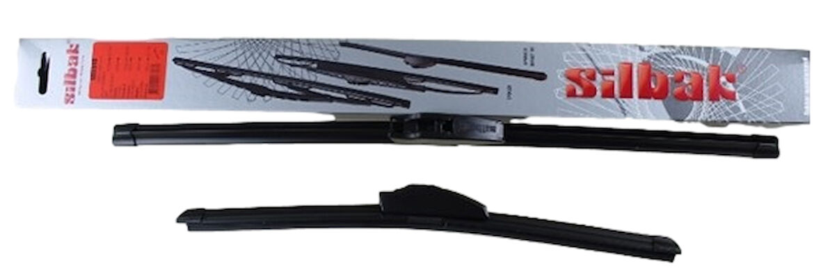 SİLECEK SÜPÜRGESİ ÖN TAKIM MUZ TİPİ ÜNİVERSAL 550 MM + 400 MM FİESTA-FUSİON-ECOSPORT-RANGER 2002-