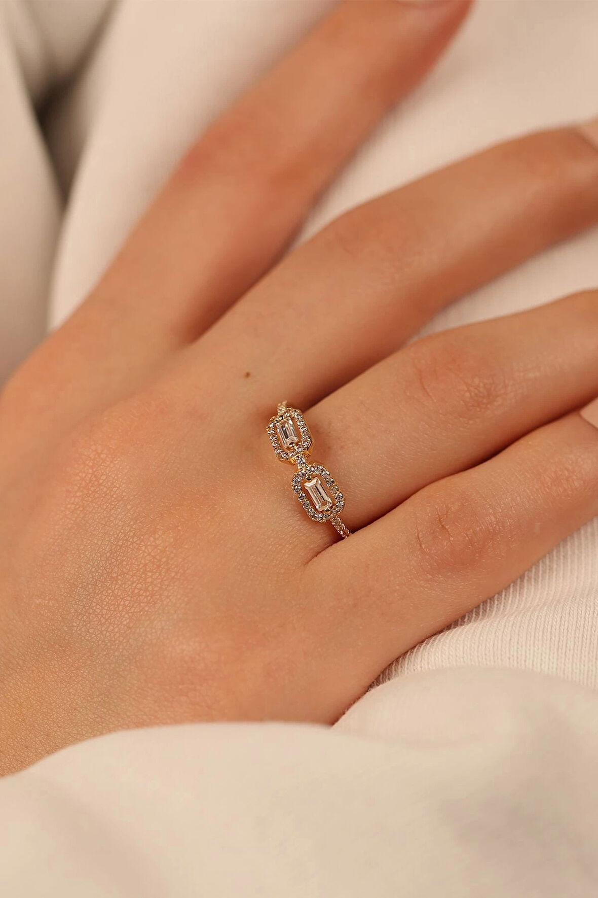 Baget Altın Yüzük