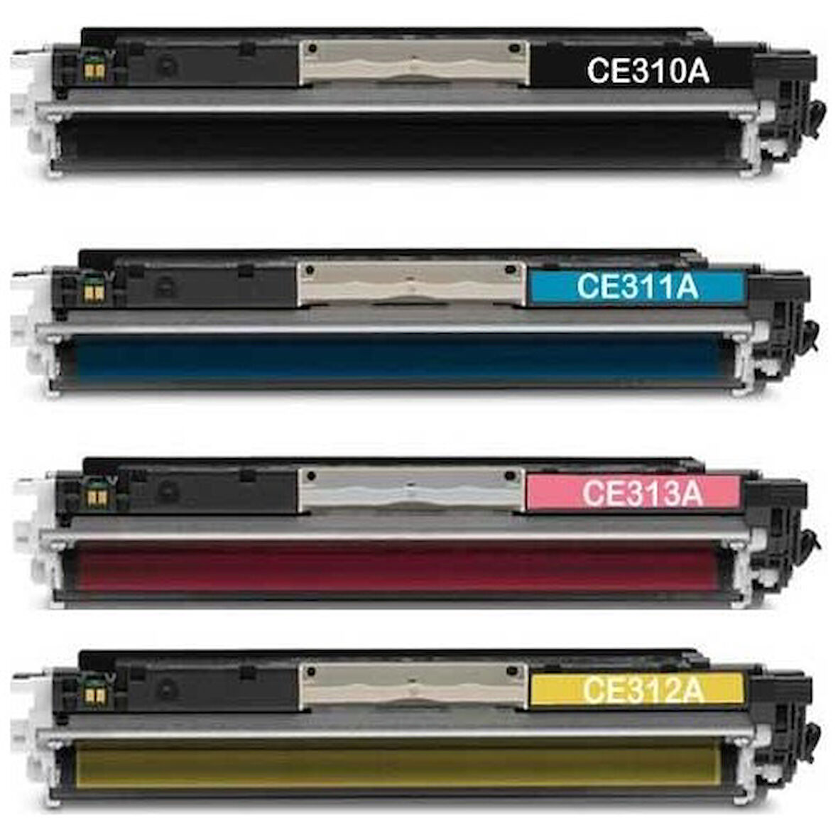 hementoner HP CE310A-CE311A- CE312A-CE313A Takım Muadil Toner 126A