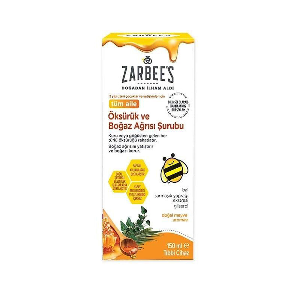 Zarbee's Boğaz Ağrısı Şurubu 150 ml