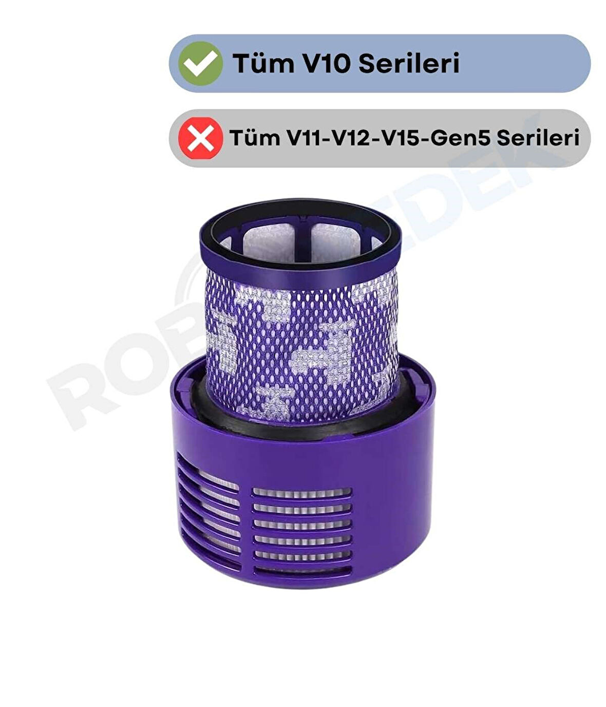 Dyson V10 Serileri Uyumlu Hepa Filtre 1 Adet