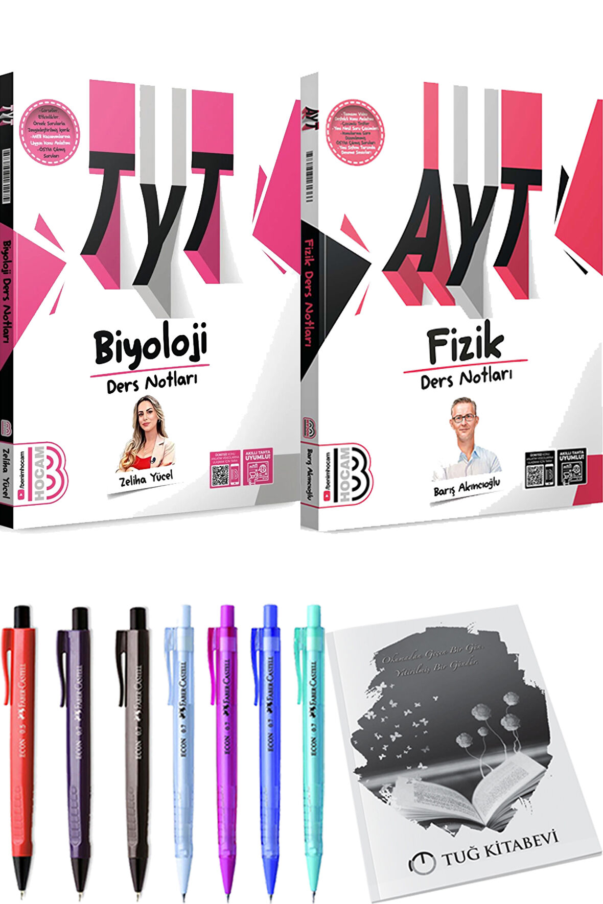 2025 AYT Fizik Ders Notları - 2025 TYT Biyoloji Ders Notları + Hediyeli
