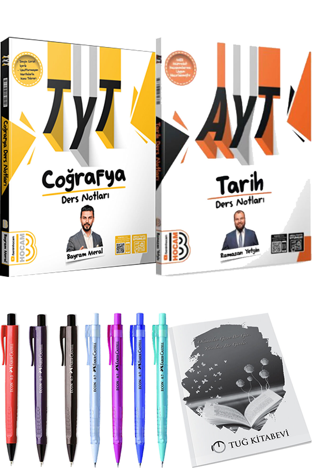 2025 AYT Tarih Ders Notları - 2025 TYT Coğrafya Ders Notları + Hediyeli