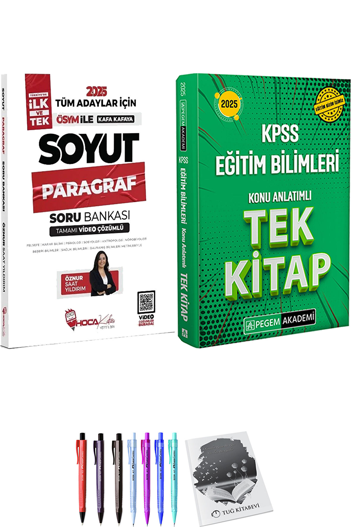 Hoca Kafası Soyut Paragraf Soru Bankası - 2025 KPSS Eğitim Bilimleri Konu Anlatımlı Tek Kitap + Hediyeli