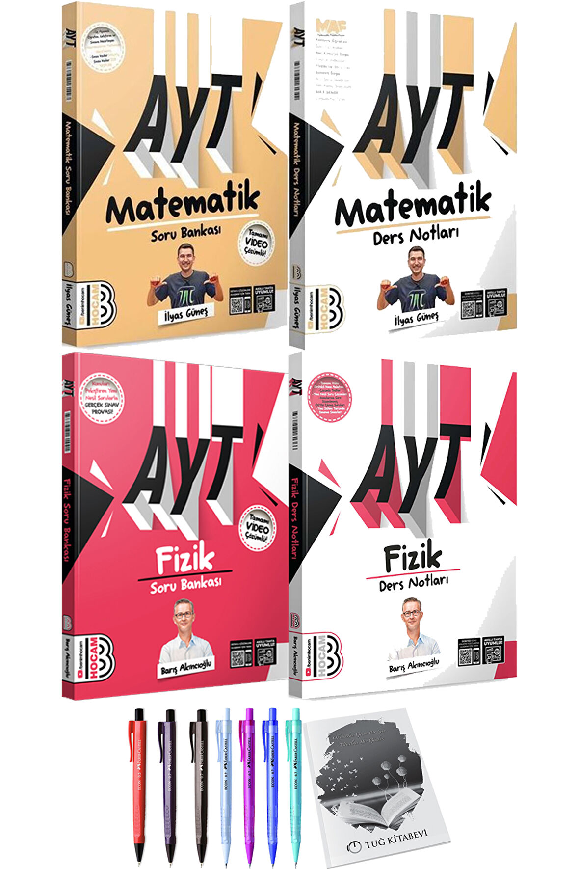 2025 AYT Matematik Soru Ders Notu - 2025 AYT Fizik Soru Ders Notu + Hediyeli