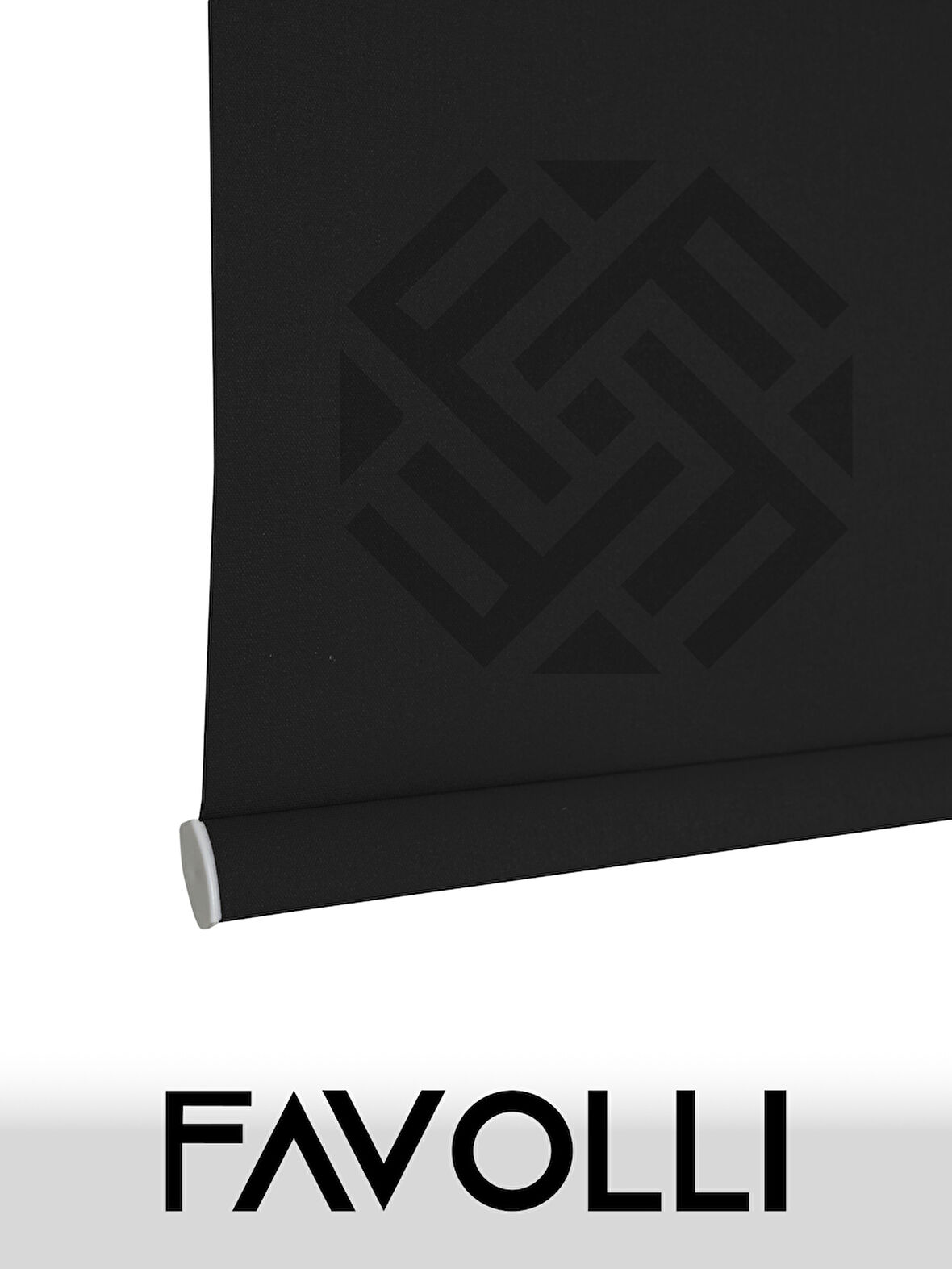 FAVOLLİ Siyah Karartma Blackout Stor Perde Metal İthal Kasa Işık geçirmez