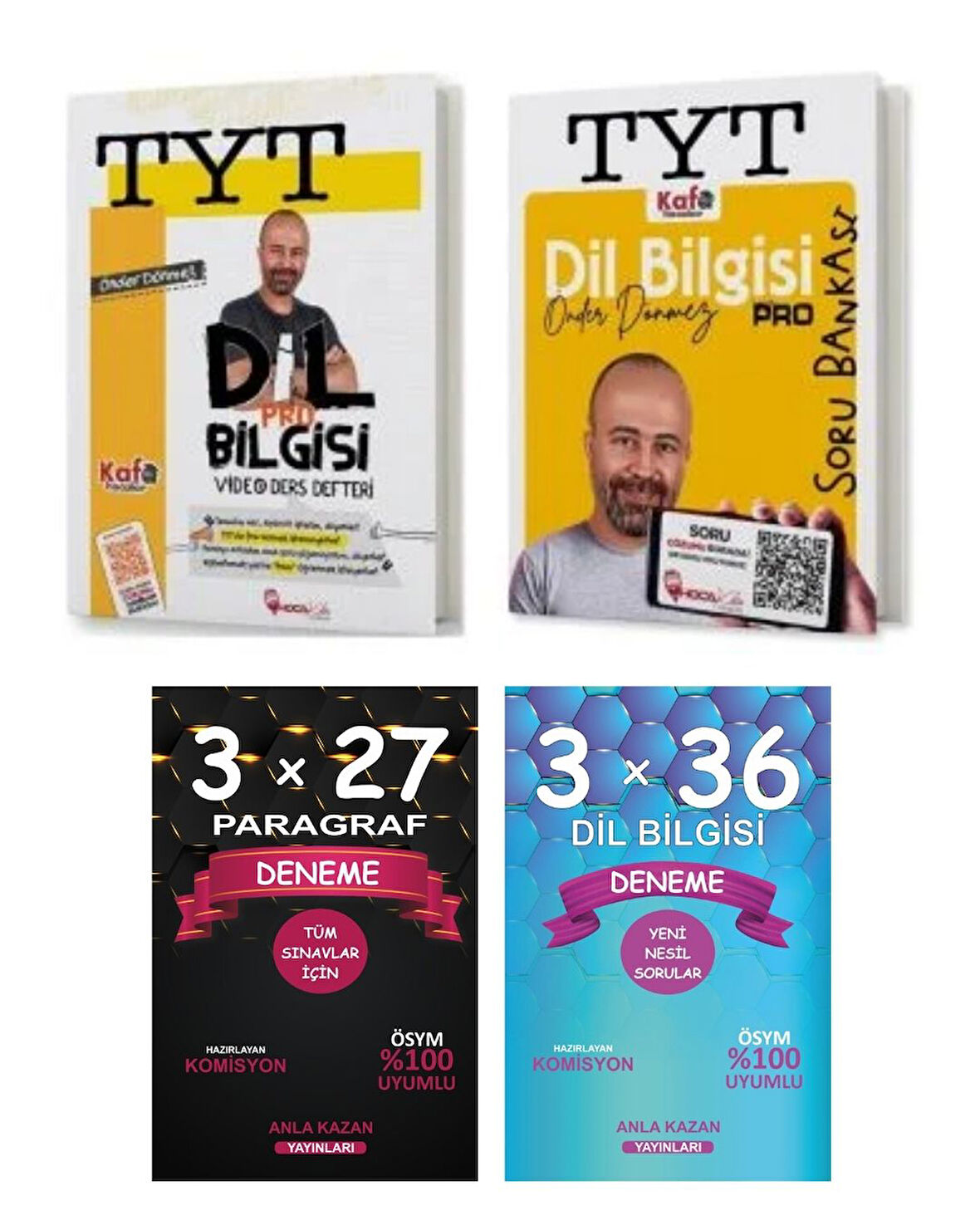 Hoca Kafası 2025 TYT Dil Bilgisi Video Ders Notları + Soru + Anla Kazan Deneme 4lü Set