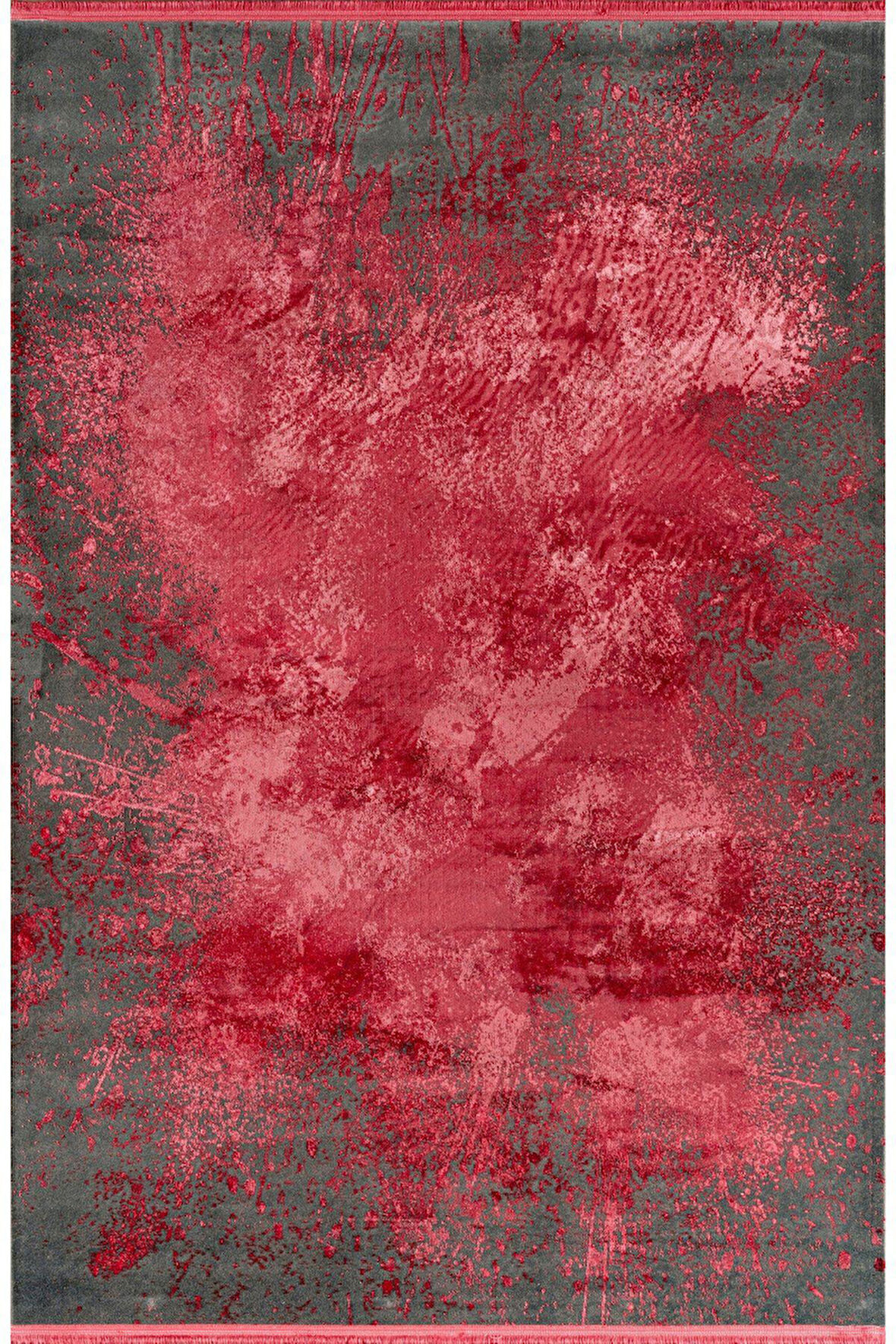 Pierre Cardin Suprise ZC02M Pembe Antrasit Viskon Akrilik Yumuşak Dokulu Modern Desen Halı