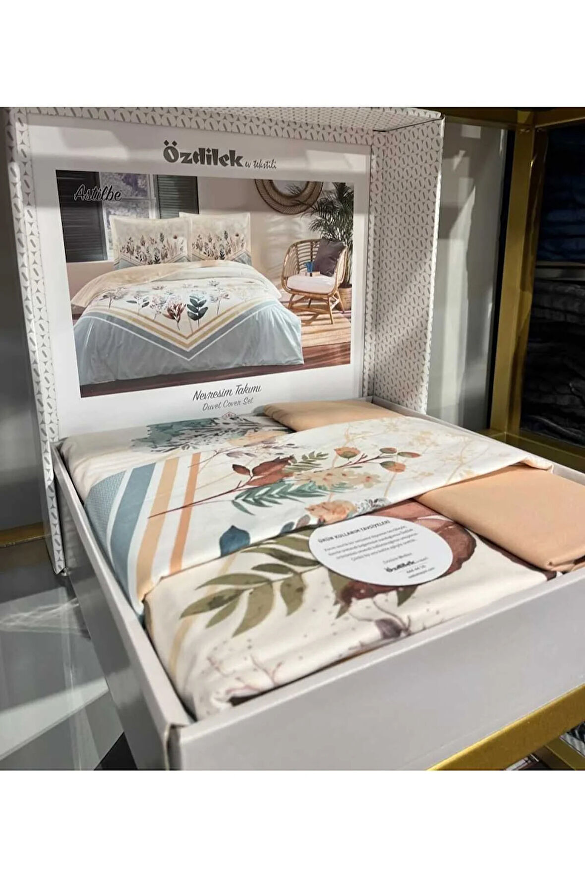 Özdilek Ranforce Çift Kişilik Nevresim Takımı Astilbe