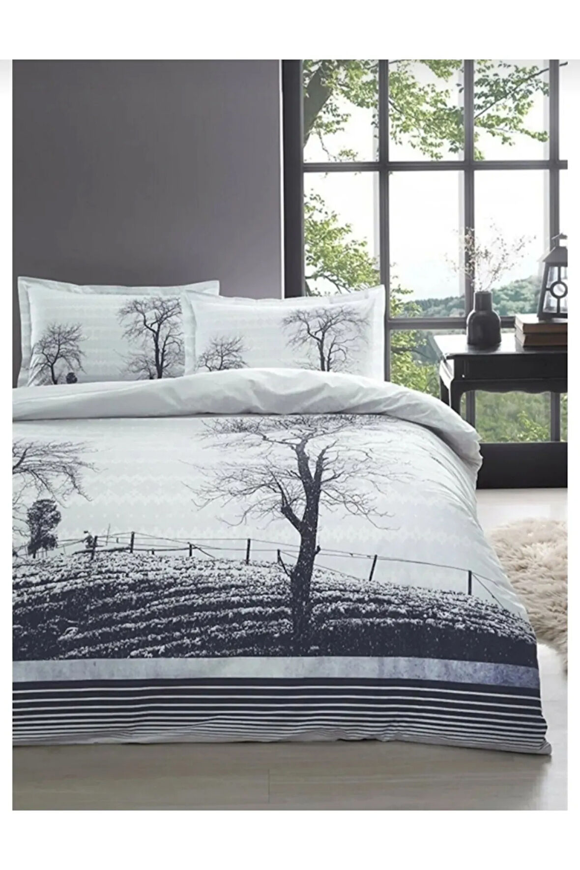 Tek Kişilik Nevresim Takımı Wood