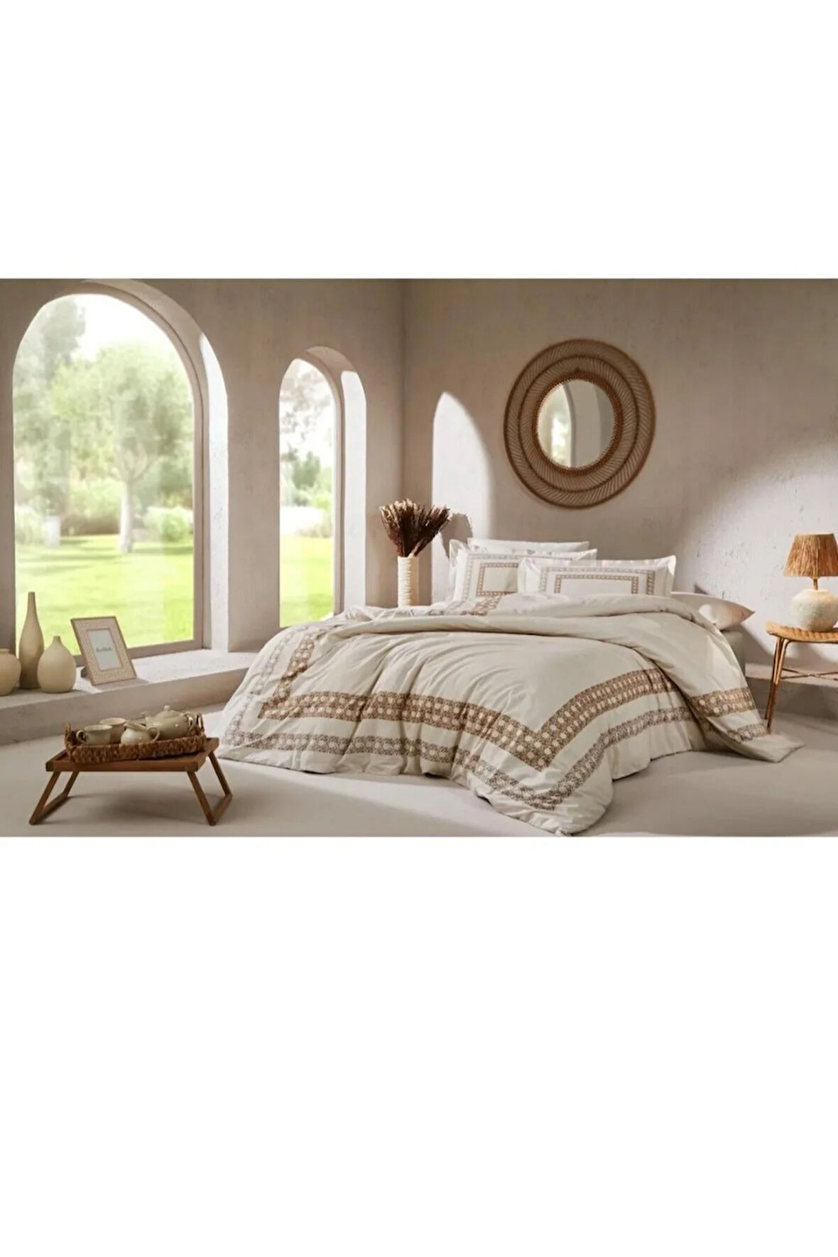 Özdilek Anneler Gününe Özel Çift Kişilik ( ÇERÇEVE HEDİYELİ ) Nevresim Takımı