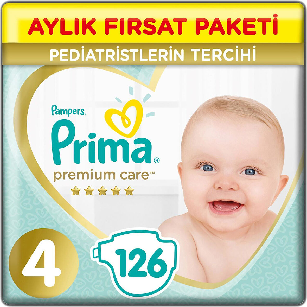 Prima Premium Care Aylık Fırsat Paketi 4 Beden 126 Adet