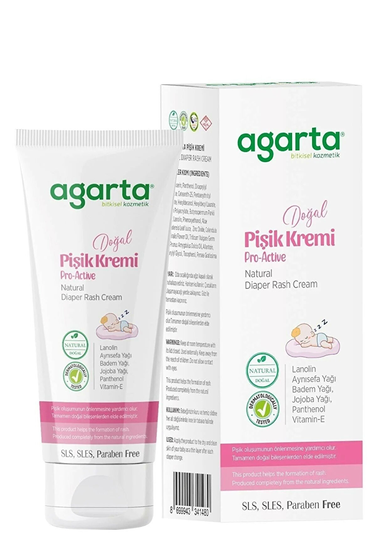 Agarta Doğal Pişik Kremi 100 ml