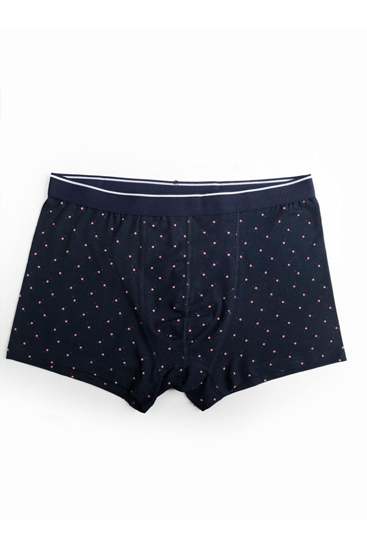 Pink Square Dot Boxer