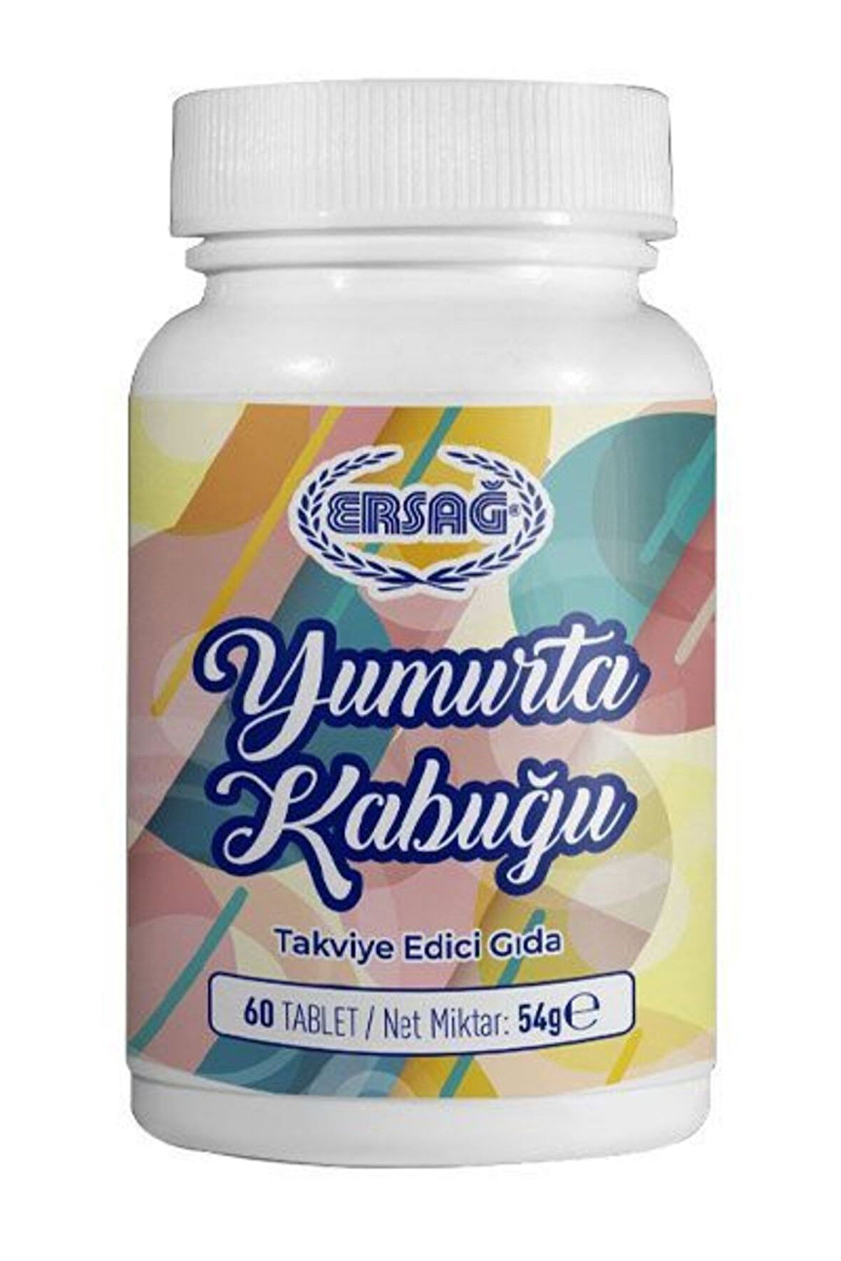 ERSAĞ YUMURTA KABUĞU TABLETİ 60 TABLET TAKVİYE EDİCİ GIDA