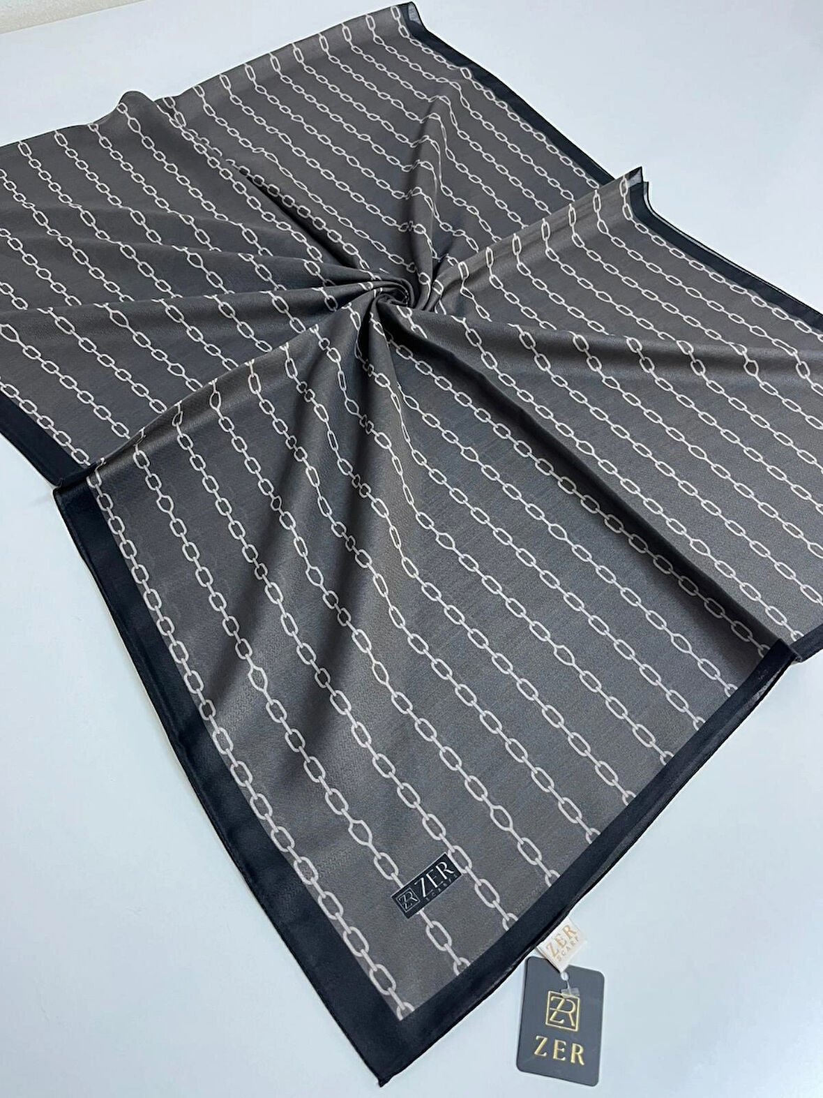 ZER ORGANİK ŞAL SİYAH-YEŞİL