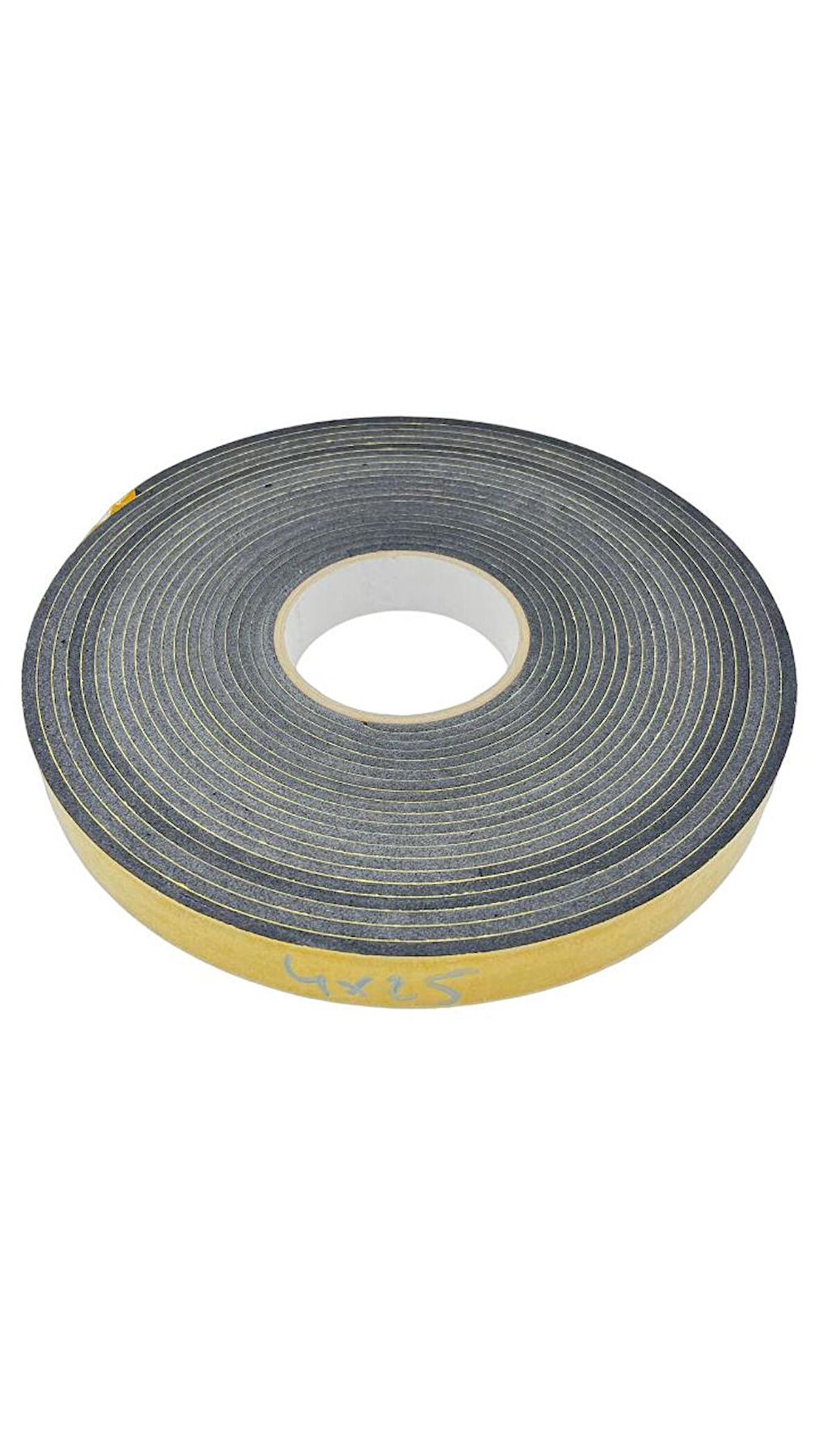 Contacall Yapışkan Bantlı Yalıtım Süngeri 4 mm Kalınlık 25 mm Genişlik 25 Metre Uzunluk Eva 4x25
