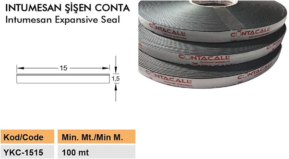 Contacall Yangın Duman Contası 15x15 25 metre