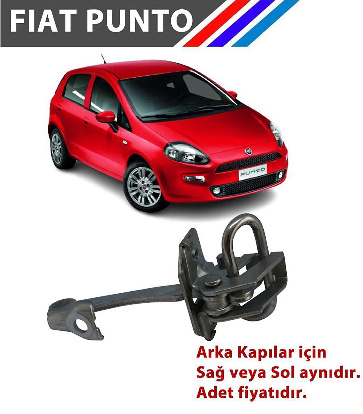 OTOZET Fiat Punto Arka Kapı Gergisi Adet Yan Sanayi 2007 - 2012