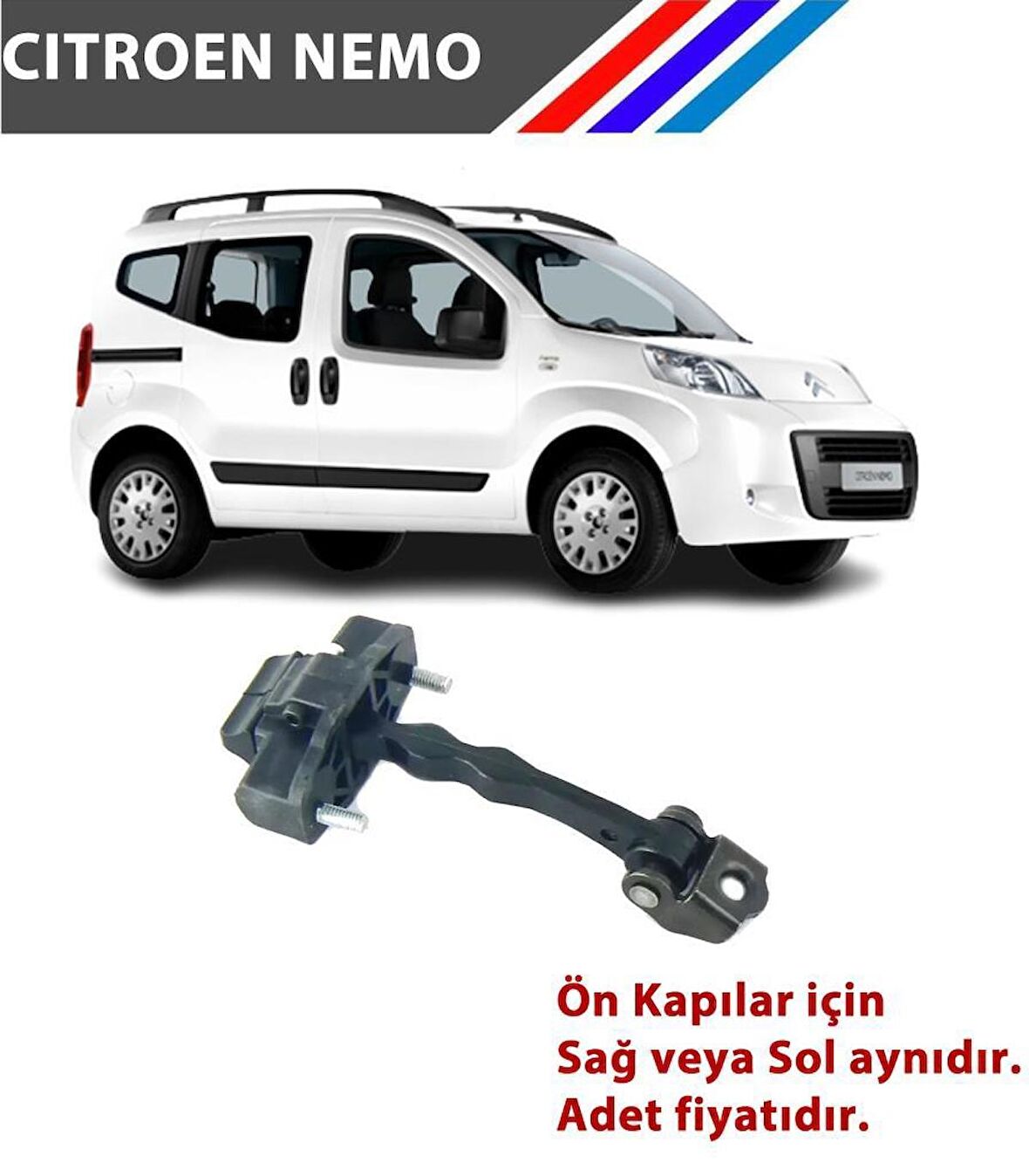 OTOZET Citroen Nemo Ön Kapı Gergisi Adet Yan Sanayi 2007 - 2017