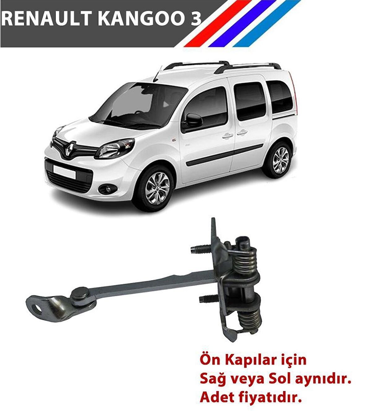 OTOZET Renault Kangoo 3 Ön Kapı Gergisi Adet Yan Sanayi 2014 - 2018