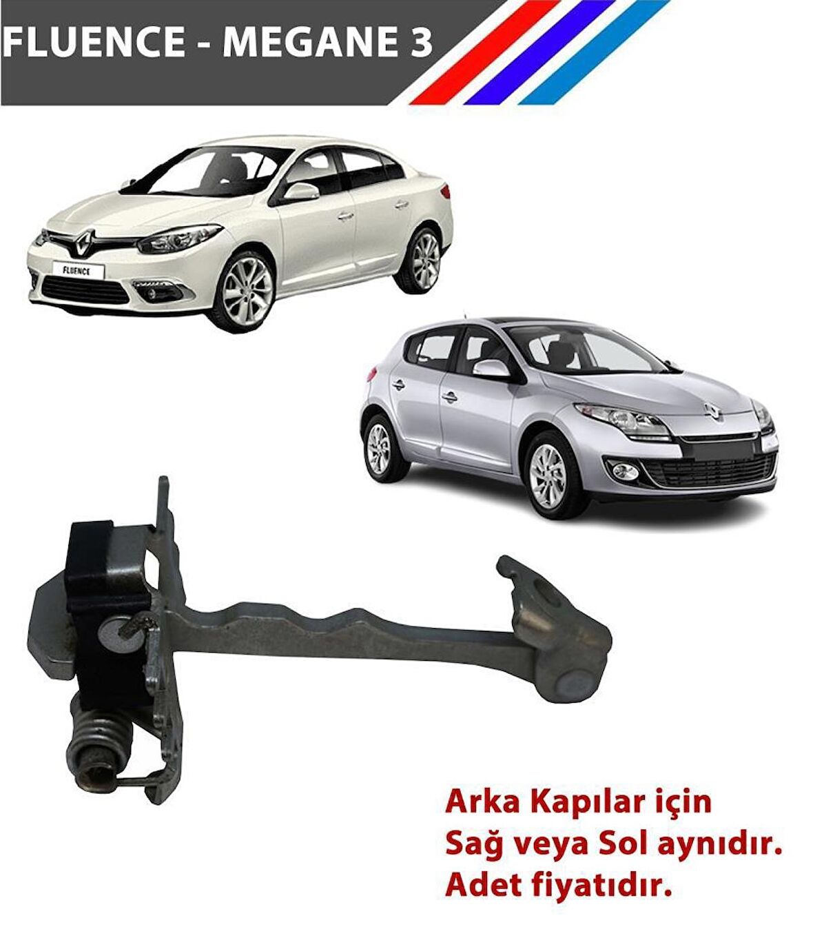 OTOZET Fluence - Megane 3 Arka Kapı Gergisi Adet Yan Sanayi 824300003R
