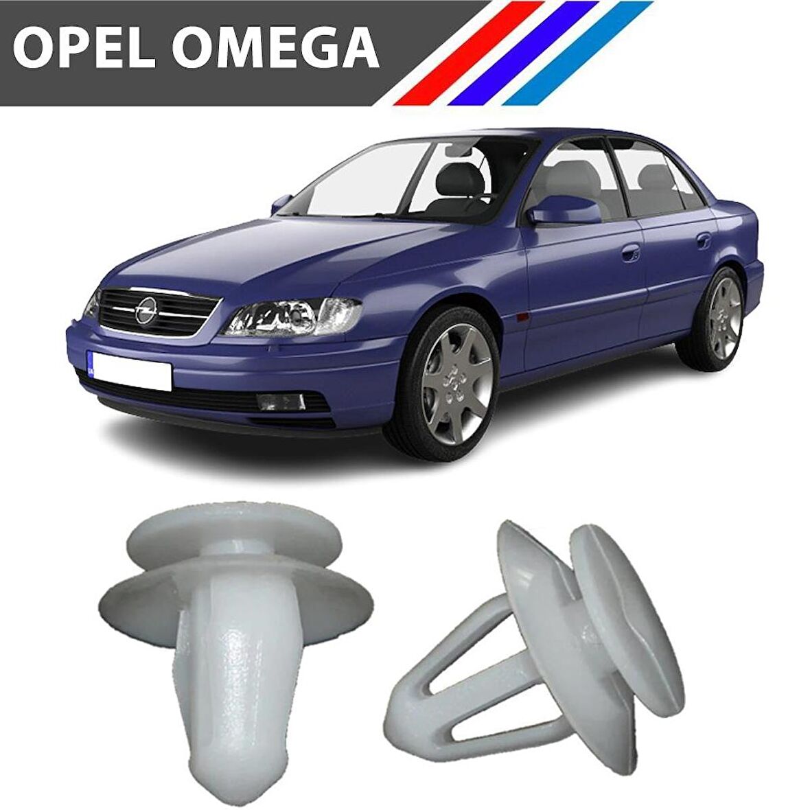 OTOZET Opel Omega Kapı Döşeme Klipsi 100 Adetli Paket 90321122