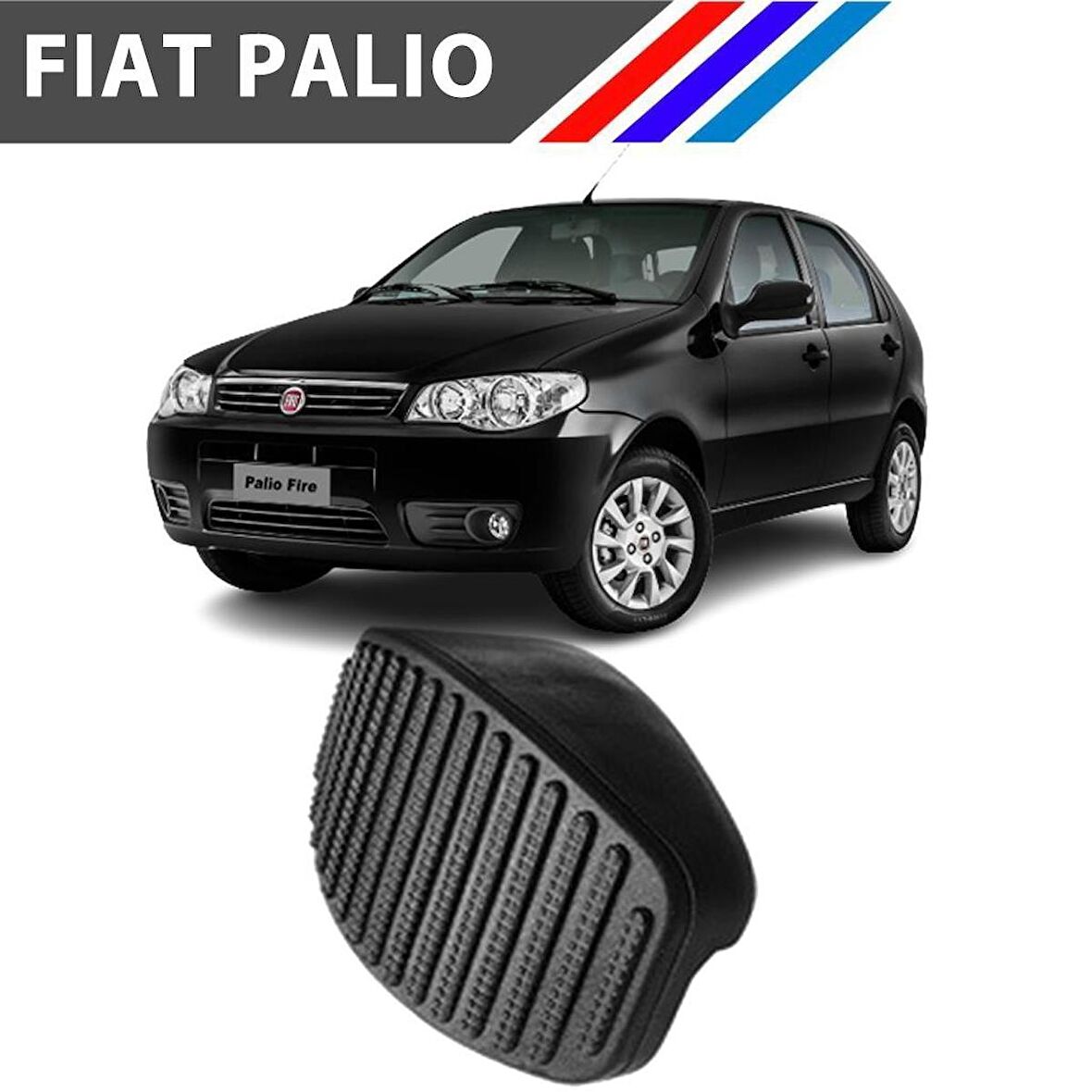 OTOZET Fiat Palio Fren Debriyaj Pedal Lastiği Yanaklı 2 Adetli Set