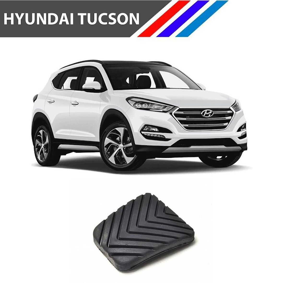 OTOZET Hyundai Tucson Debriyaj ve Fren Pedal Lastiği 2 Adetli Set