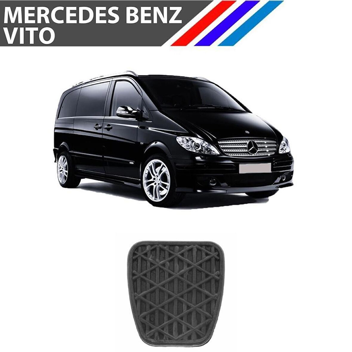 OTOZET Mercedes Vito Fren Pedal Lastiği 1 Adet