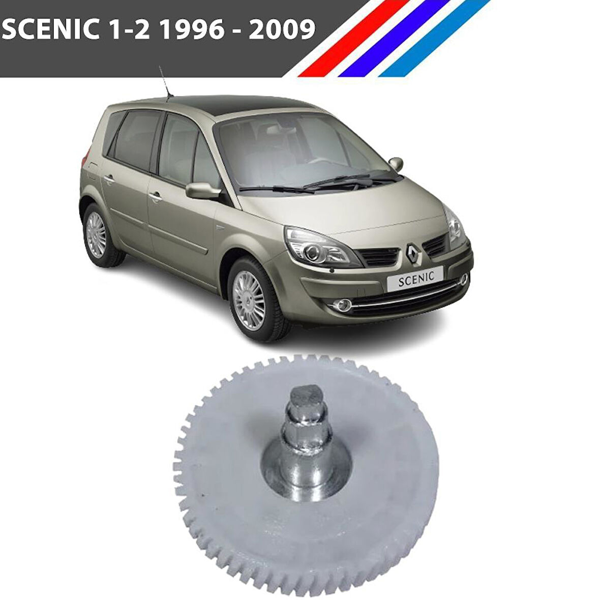 Renault Scenic 1-2 Kasa Sunroof Motor Tamir Dişlisi 1996 - 2009