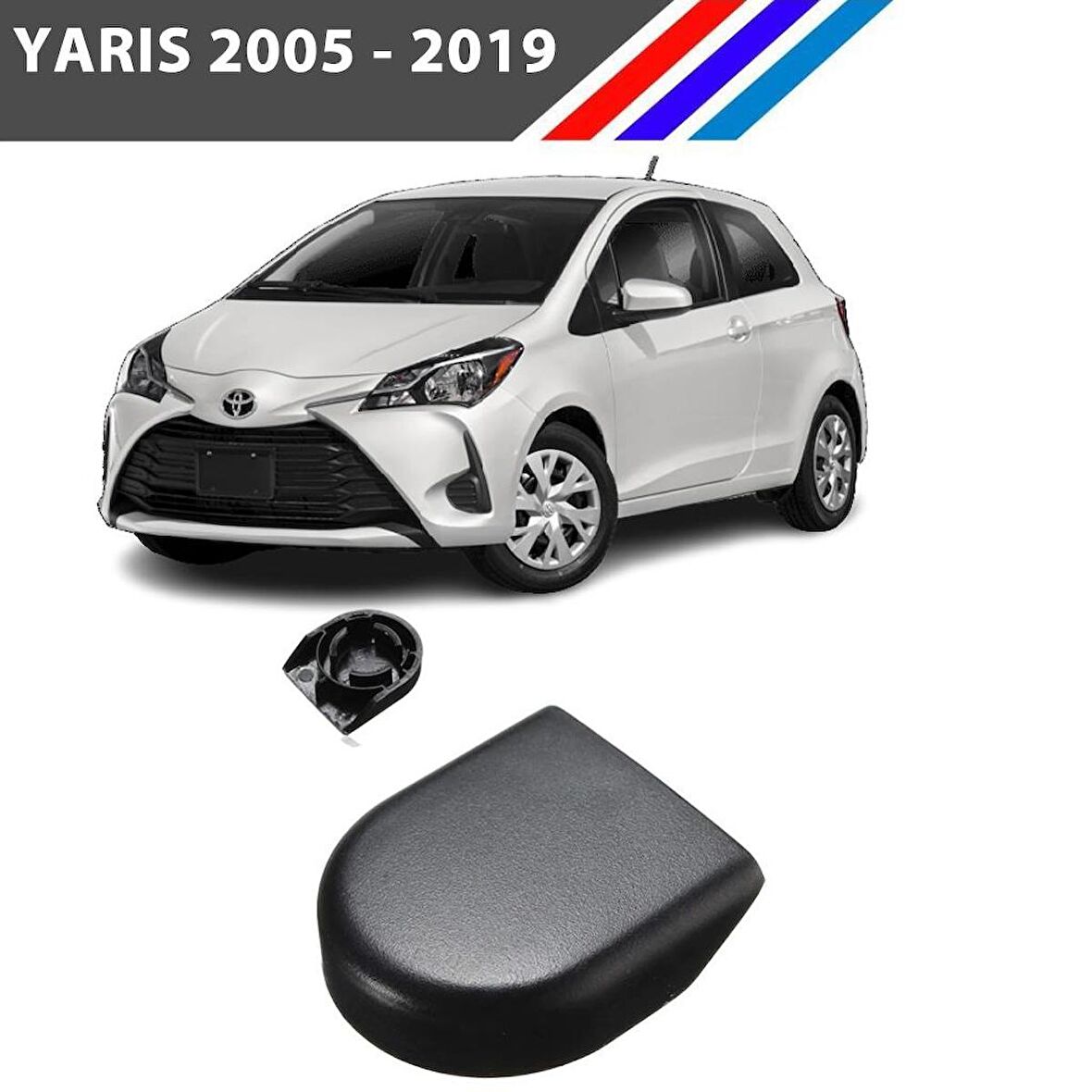 Toyota Yaris Ön Silecek Kapağı 2 Adetli Set 2005 - 2019