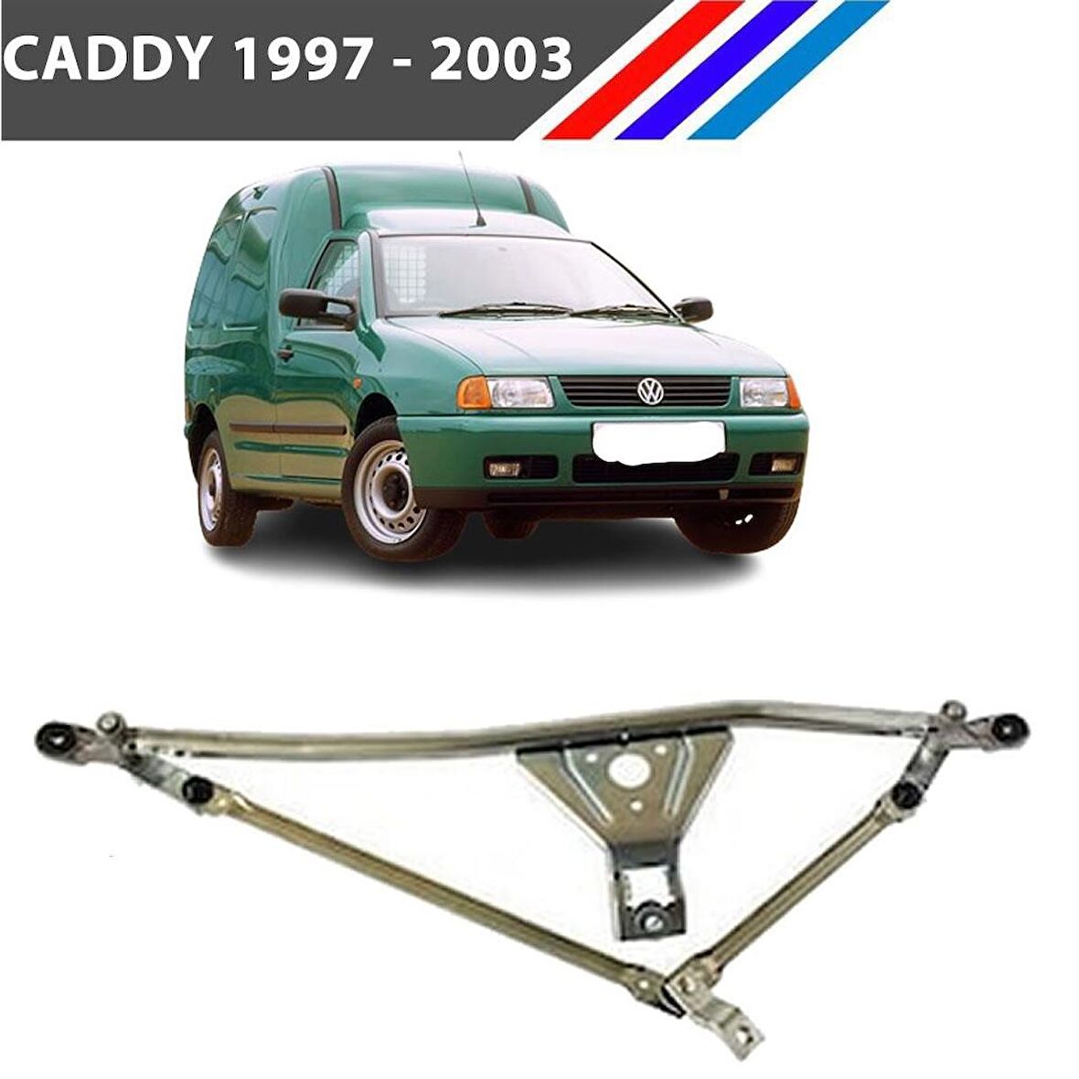 VW Caddy Ön Cam Silecek Mekanizması 1997 - 2003