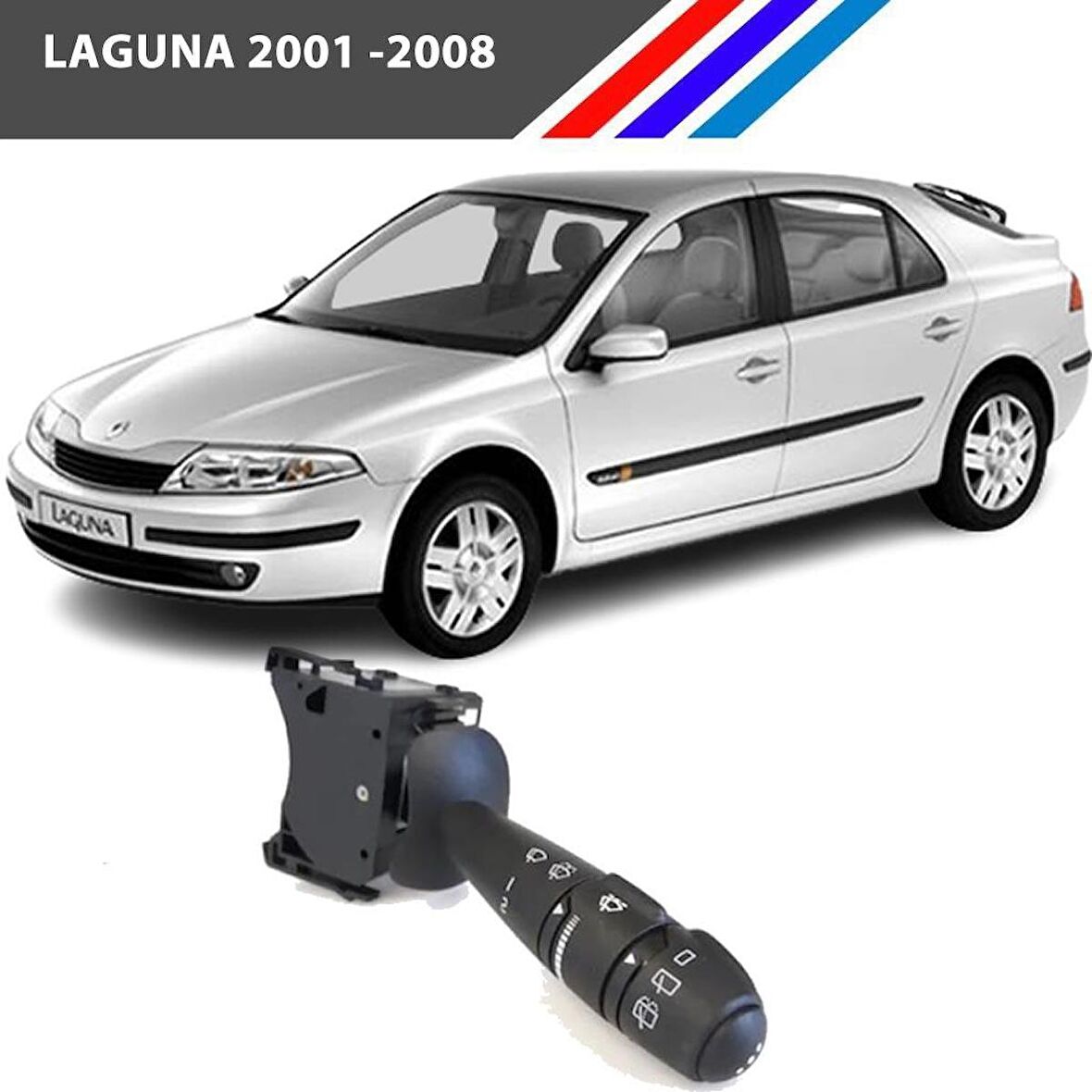 Renault Laguna 2 Far Silecek Kumanda Kolu 2001 - 2008