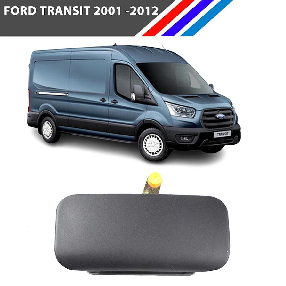 Transit Ön Sağ Kapı Dış Açma Kolu 2001 - 2012 4C16V22400AA