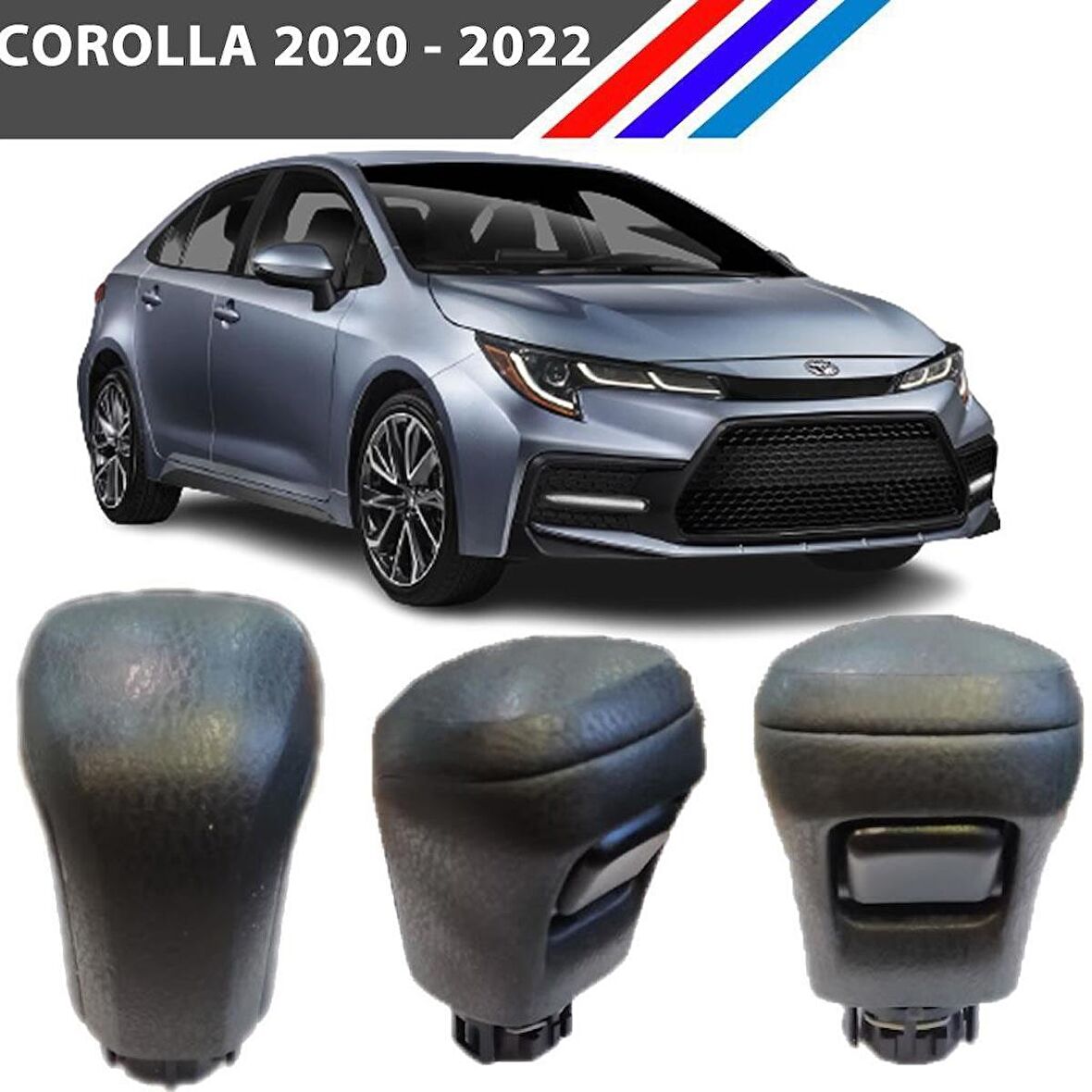 Otozet - Toyota Corolla Otomatik Vites Topuzu Siyah 2020-2022