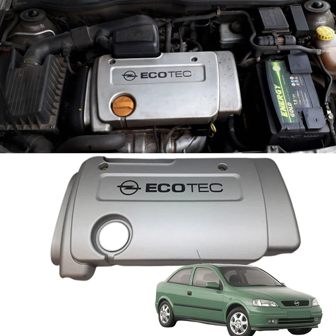 Opel Astra G Corsa C Motor Üst Koruma Kapağı Z14XE X16XEL