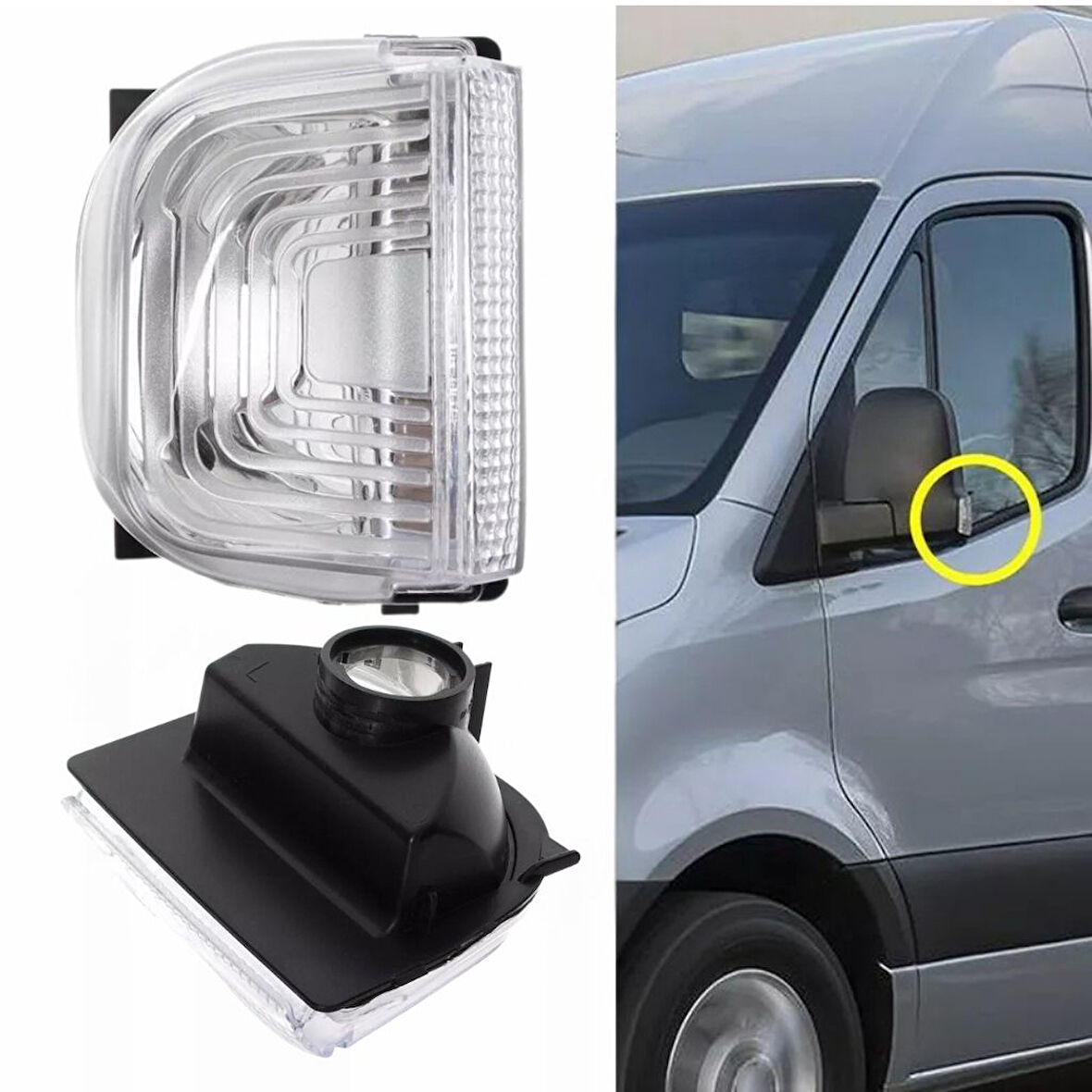 Sprinter Ayna Sinyali Sol W907 W910 2018-2024