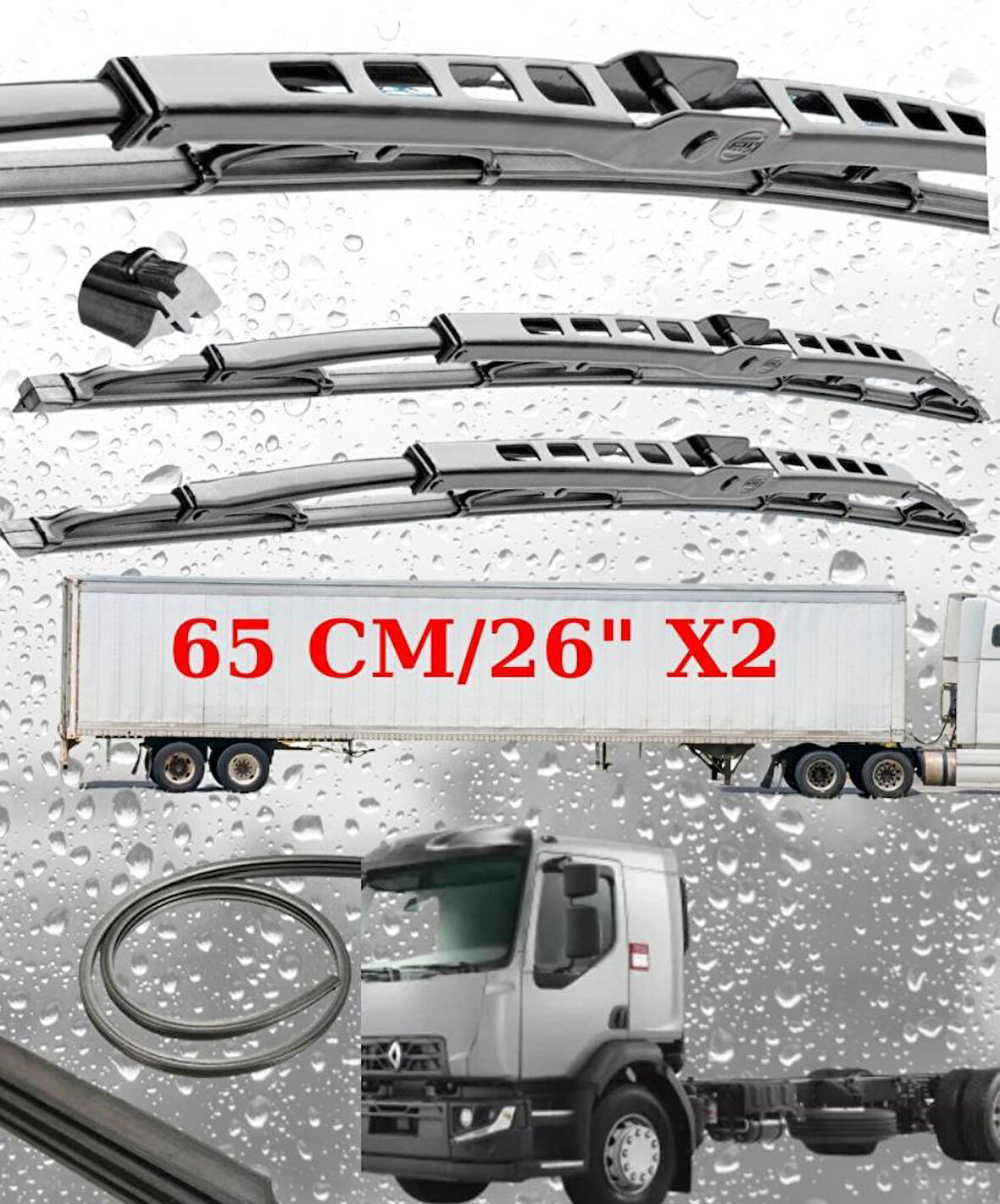 Renault D 80 Ön Silecek Süpürgesi 'Seti 65cm