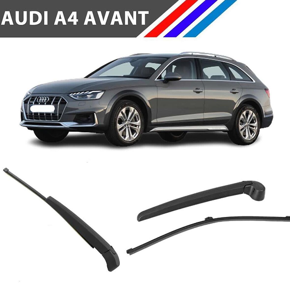 Audi A4 Avant Arka Silecek Kolu ve Süpürgesi Takım 2007 - 2015