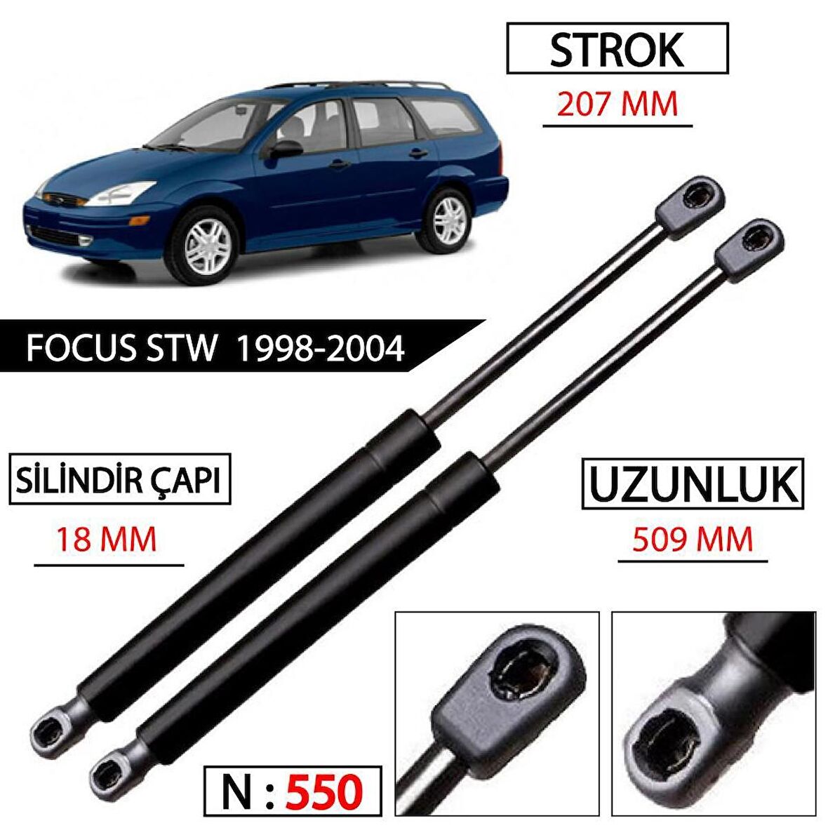 Bagaj Amortisörü Focus STW 1998-2004