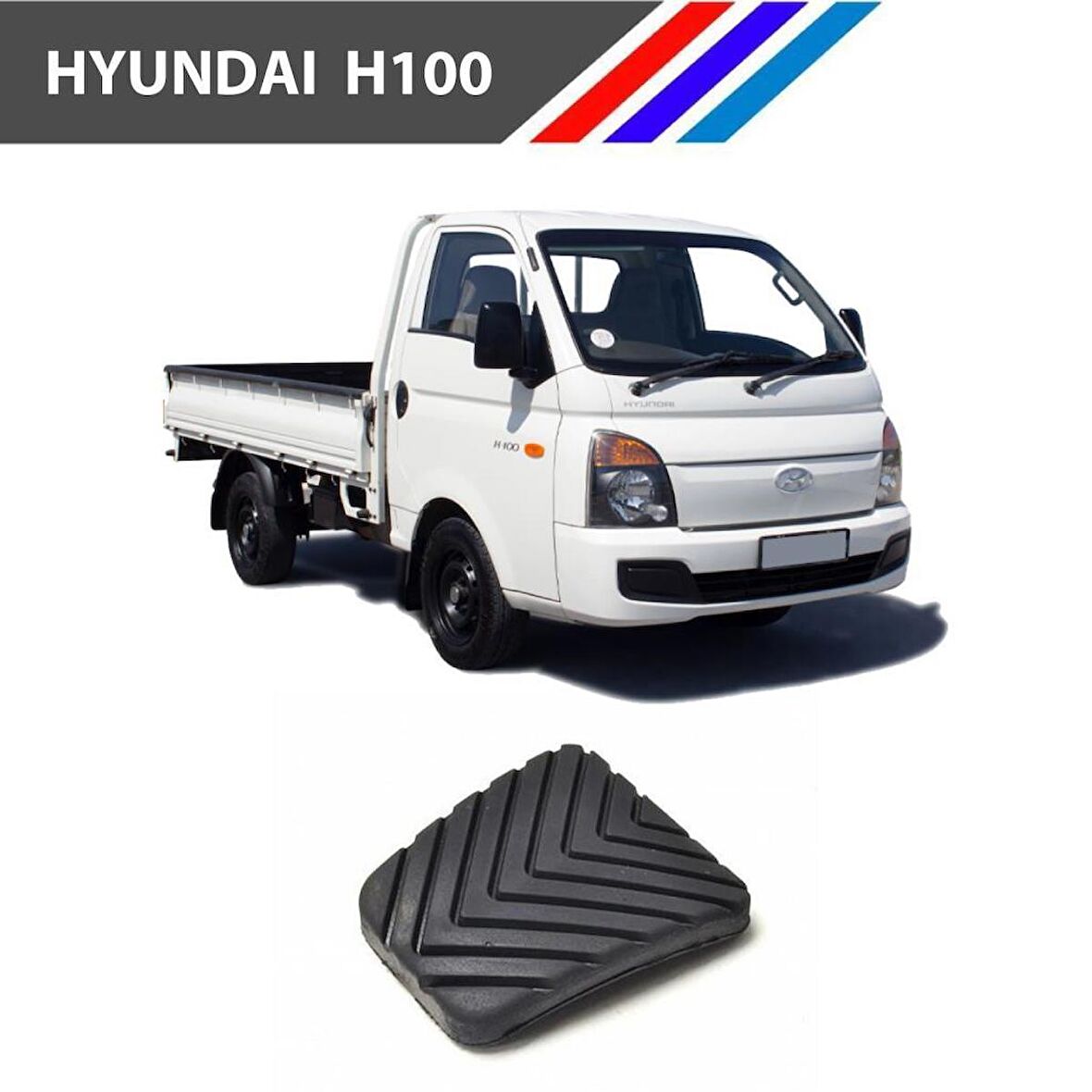 OTOZET Hyundai H-100 Debriyaj ve Fren Pedal Lastiği 2 Adetli Set