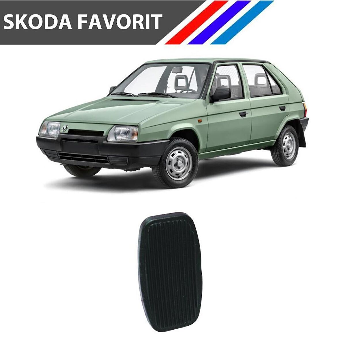 OTOZET Skoda Favorit Fren Pedal Lastiği 1 Adet